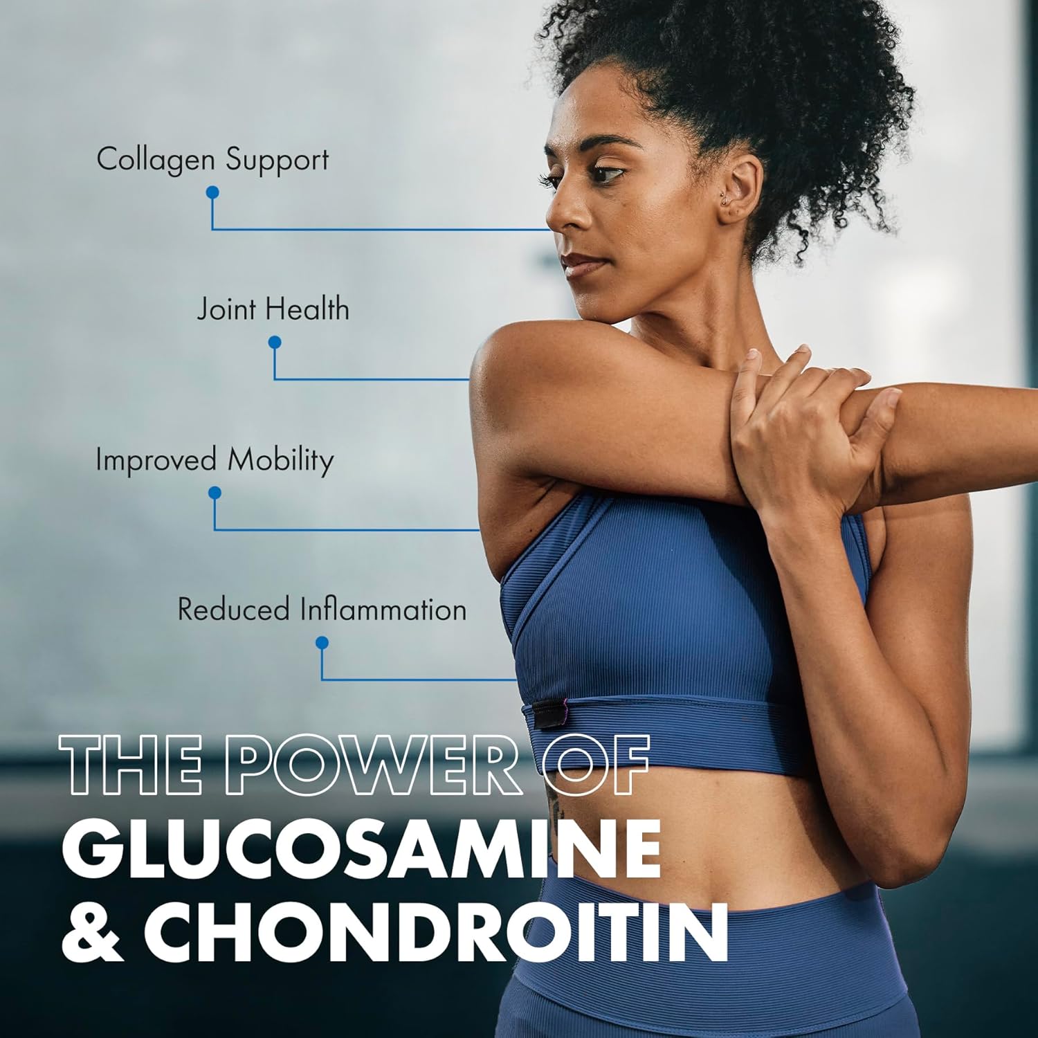 Glucosamine and Chondroitin High Strength Complex with MSM, Vitamin C, Ginger, Rosehip & Turmeric - 120 Premium Capsules Joint Care Supplements Made in The UK by Incite Nutrition (Copy) - Image 3
